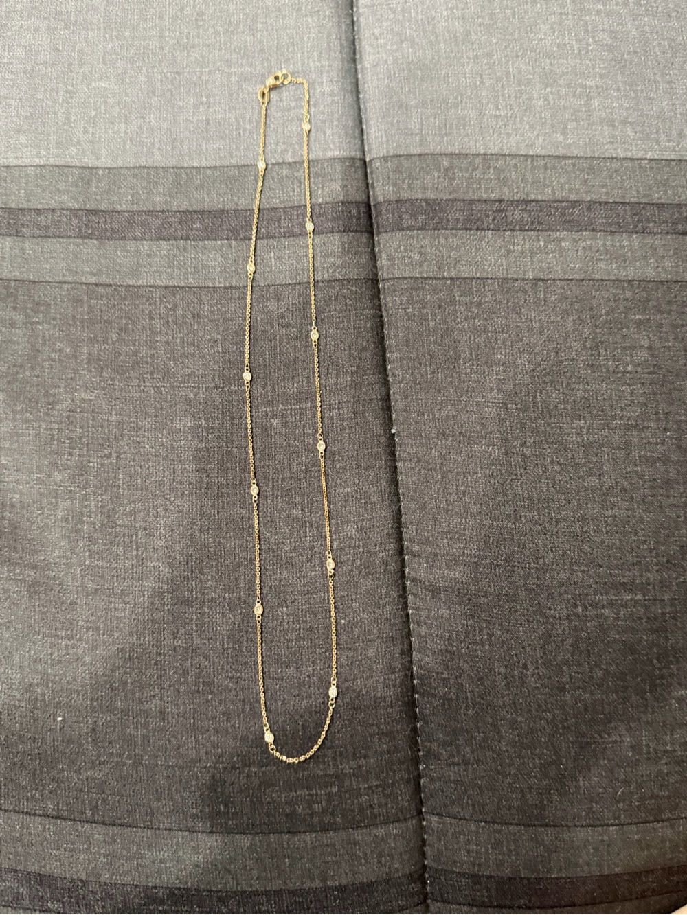 Delicate Gold Station Necklace - Women Jewelry